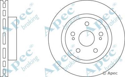 APEC BRAKING dsk2606 -  Тормозной диск
